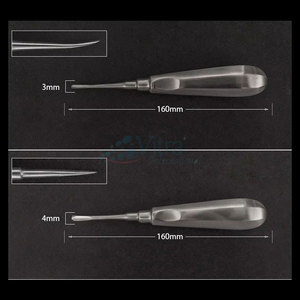 เครื่องมือถอนรากฟัน สแตนเลสสตีล คุณภาพสูง ใช้งานด้วยมือ ได้รับการรับรองมาตรฐาน CE ด้ามจับตามหลักสรีรศาสตร์ น้ำหนักเบา ใช้ซ้ำได้ - Product Image 6