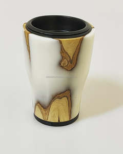 Quemador de incienso de madera religioso de arte moderno para Mabkhara decorativo hecho a mano Oud con diseño de ventilación de humo y sándalo - Product Image 6