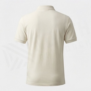 เสื้อโปโลผู้ชายแบบเรียบง่ายคุณภาพสูงพร้อมโลโก้สั่งทำ เสื้อผ้าระบายอากาศได้ดี ผลิตจากผ้าฝ้าย มีไซส์พลัส  ปรับแต่งสีได้ ชุดกีฬา - Product Image 2