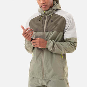 Lightweight Waterproof Hooded <b>Windbreaker</b> Jacket for <b>Men</b> Outdoor Sports Hiking Running Breathable Slim Fit Casual Zip Up Coat - Product Image 2