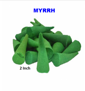 กรวยธูปหอมแบบหลอมธรรมชาติผลิตจากแบรนด์ที่ดีที่สุด (สีเขียว) - Product Image 1