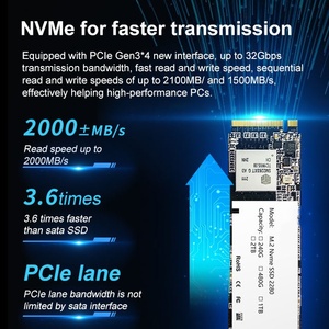 Achat en gros de matériel informatique, logo personnalisé, spécifications complètes des disques durs, modules internes PCIe NVMe M2 SSD - Product Image 5