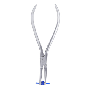 Pince de retrait de couronnes dentaires premium, à joint de soudure, avec embout en caoutchouc, pour orthodontie, en acier inoxydable médical - Product Image 6