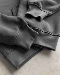 Sweat à capuche double couche pour homme avec intérieur en polaire, doux et confortable, sweat à capuche décontracté d'hiver avec logo personnalisé - Product Image 4