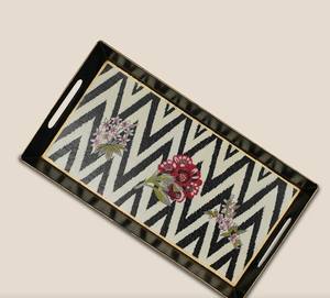 Bandeja Decorativa de Madera Esmaltada – Bandeja para Servir en Cocina y Hogar - Product Image 2