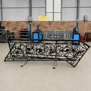 Balcony <b>Railings</b> Outdoor Custom <b>Wrought</b> <b>Iron</b> Balustrade Luxury Decorative Metal <b>Railing</b> Design for Villa Hotel Residential Home - Product Image 1