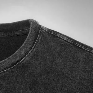 T-shirts pour hommes à la mode, à manches courtes, en coton 100%, à séchage rapide, effet délavé, prix bas, fabriqués par Numica Sports - Product Image 3