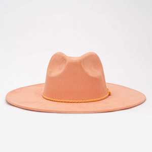 Fashion Polyester Fedora Hat <b>for</b> Women <b>Men</b> Classic Character Casual <b>Flat</b> Wide Brim Jazz <b>Cap</b> - Product Image 2