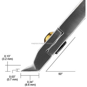 Tronex 5004 Angulado 50 °   Alicates de Corte Cónico Grande de 4.7 Pulgadas, Herramienta de Alta Calidad para Joyería, Acero Inoxidable, Personalizable para Bricolaje - Product Image 3
