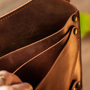 Ceinture porte-outils en cuir véritable de qualité export, conçue pour l'usage commercial en atelier de fleurs, avec outils multifonctionnels - Product Image 5