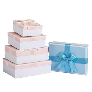 OEM Service Custom Logo Luxury Cardboard Pastel Color Rigid Giftbox Gift and Craft Cosmetic <b>Box</b> Clothing <b>Box</b> - Product Image 1