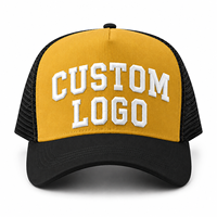 Casquette Trucker Personnalisée à Six Panneaux en Maille Premium, Broderie Étiquette Privée, Vente en Gros, Respirante, Imperméable, Style Plage Décontracté