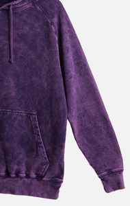 Nueva Sudadera con Capucha de Algodón Mezclado BRG con Lavado Ácido, Estilo Hip Hop, Diseño de Manga Larga, Sudadera con Capucha para Hombre con Lavado Ácido - Product Image 4