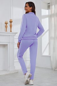 Conjunto Deportivo Casual para Mujer, de Alta Calidad, Transpirable, Tallas Grandes, con Logotipo, en Felpa - Product Image 5