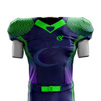 Uniformes de football américain pour hommes adultes sur mesure de haute qualité, fabriqués en tissu polyester respirant et durable
