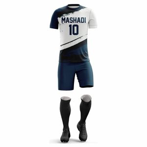 Impression par sublimation, respirant, anti-UV, séchage rapide, short de football pour équipe de club, designs personnalisés, grandes tailles, vente en gros de vêtements de football - Product Image 2