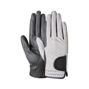 Gants d'équitation de haute qualité pour femmes, gants d'équitation en cuir et tissu premium personnalisés, gants d'équitation pour femmes - Product Image 1