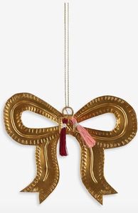 เครื่องประดับคริสต์มาสรูปเกล็ดหิมะคริสตัลสีทอง งานฝีมือสุดหรู - Product Image 4
