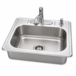 Vietnam Manufacturer Wholesale Premium Single Bowl Stainless Steel Kitchen Sink SS304 Topmount Dropin Design 5 Year Warranty - Product Image 2