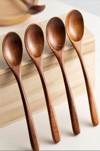 ช้อนไม้สักดำสไตล์ญี่ปุ่นคุณภาพสูง ช้อนเสิร์ฟสำหรับครัว ดีไซน์ใหม่ล่าสุดปี 2026 ขายดีอันดับต้นๆ - Product Image 6