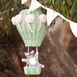 Decoración de Globo Aerostático al Mejor Precio para Habitación Infantil, Decoración de Ratán para Cuarto de Bebé, Decoración de Globo Aerostático para Dormitorio, Color Personalizado OEM - Product Image 4