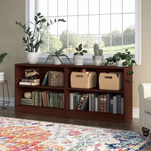 Minimalist Black Wooden Storage <b>Shelf</b> Rectangle Standing Type Five Layers Large Capacity For Living Room Neatening Rack - Product Image 4