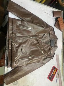 Veste en cuir pour homme, nouvelle collection, design streetwear, qualité supérieure, cuir de vachette. - Product Image 6