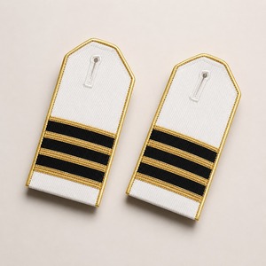 Placas de Hombro Bordadas Personalizadas Hechas a Mano para Capitán de Avión, Epaulettes de Piloto de Tela de Lona Hechos a Mano, Rango de Piloto - Product Image 5