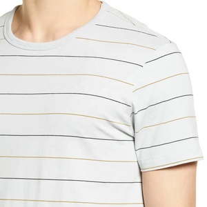 เสื้อยืดคอตตอนคุณภาพสูง 100% ปรับแต่งได้ตามต้องการ เสื้อยืดลำลองผ้าคอตตอนหนาน้ำหนักมากสำหรับผู้ชาย คุณภาพสูง 220 กรัม แบบถัก - Product Image 4