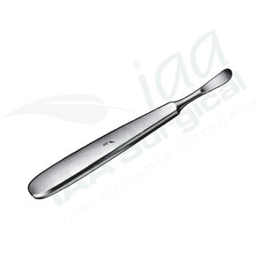 Curette osseuse Trelat Raspatoriens 15 cm 8 mm Instrument chirurgical manuel Chirurgie générale Classe I Réutilisable Acier inoxydable Hôpital - Product Image 2