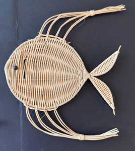 Vietnam Handmade Woven Rattan Fish <b>Wall</b> <b>Decor</b> Natural <b>Wicker</b> Coastal Nautical Boho Beach Style Home Decoration Supplier - Product Image 4