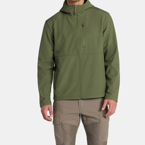 Veste de pluie softshell unisexe avec logo personnalisé et capuche, veste de course et de randonnée pour homme - Product Image 1