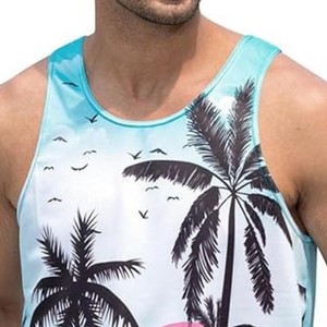 Nouveau débardeur pour homme en sublimation, cousu, confortable, anti-rides, respirant, qualité supérieure, prix abordable. - Product Image 6