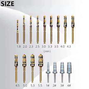 Kit de fresas dentales manuales de acero inoxidable para implantes, elevación de senos y cirugía ósea en odontología, marca By Grip Surgical - Product Image 5