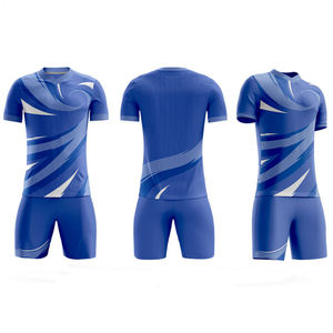 Dye Sublimation Custom Printing Soccer Uniform Sportswear Set Team Training Football Wear Jersey T Shirt Set - Product Image 4