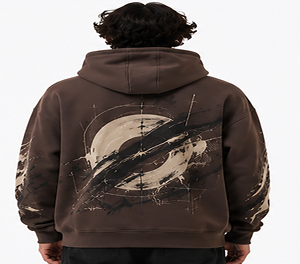Sudadera con Capucha de Diseñador, Estilo Holgado, Ropa Urbana, Sudadera Informal para Hombre, Uso Diario - Product Image 6