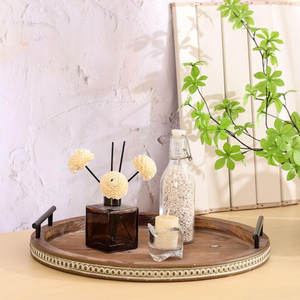 Hot Selling Mango Wood Rectangular Serving Tray With Rope Wrapped Handles Rustic Whitewashed Finish For Farmhouse Home Decor - Product Image 3