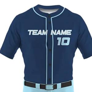 Uniforme de Béisbol de Manga Corta para Hombre, Nuevo, a la Moda, Económico, de Alta Calidad, Transpirable, con Logotipo/Colores Personalizados, Tendencia - Product Image 4