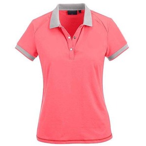 Camiseta polo personalizada para mujer 100% algodón, camisetas polo de manga corta de punto para mujer, bordado, nuevo diseño, camiseta polo de golf. - Product Image 2