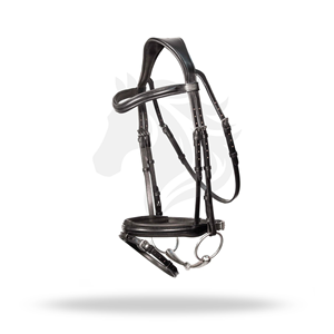 บังเหียนแบบ COMFORT FLASH ขนาดมาตรฐานสำหรับขี่ม้าแบบอังกฤษ เพื่อความสบายและการควบคุมของม้า - Product Image 1