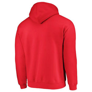 Sudadera básica para hombre, corte regular, de algodón y forro polar, informal, de manga larga, con capucha ajustable, bolsillo tipo canguro, para uso diario. - Product Image 6