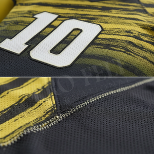 Uniformes de football américain personnalisés en maille polyester 220 GSM respirants et à séchage rapide, vêtements de sport, uniformes colorés de style nouveau pour hommes - Product Image 4