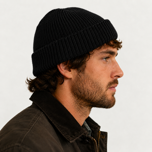 Gorro de Invierno Clásico de Punto Acanalado, Gorro Cálido y Plegable para Uso Diario al Aire Libre - Product Image 5