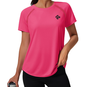 T-shirts d'été à manches courtes pour femmes, protection solaire, séchage rapide, pour randonnée et course à pied, hauts de sport, dernière mode, vêtements d'extérieur - Product Image 1