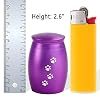 Pet Urn Teardrop Shape Stainless Steel Airtight <b>Dog</b> Memorial - Product Image 2