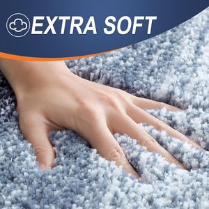 Hot Selling 17"x24" Microfiber Bath <b>Mat</b> Super Absorbent Non-Slip Floor Thick Plush Shaggy Tufted <b>Bathroom</b> Rug Washable Hotel - Product Image 3