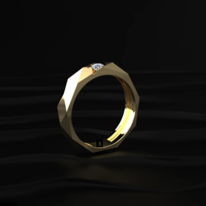 Bague élégante en diamant de laboratoire taille brillant rond, certifiée IGI, couleur D à F, 2 carats, solitaire, pour mariée, or, argent, jaune - Product Image 3