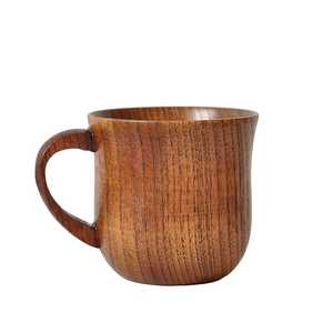 Natural Grain Dark Wooden Coffee <b>Cup</b> Handcrafted Solid Wood <b>Espresso</b> Mug Business Gifts Eco-Friendly Leak Proof Wholesale - Product Image 3