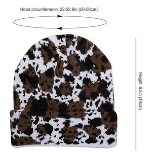 Gorros de Punto de Primera Calidad para Exteriores, 100% Acrílico, Unisex, Ajustables, Cálidos y Cómodos para el Frío - Product Image 3