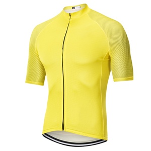 Jersey de Ciclismo de manga corta de verano de sublimación de proceso sin costuras de peso ligero para hombres 100% poliéster de secado rápido antibacteriano - Product Image 1